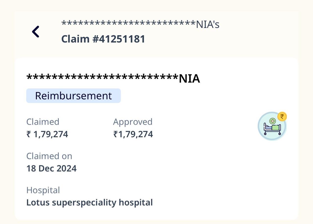 Claim settlement