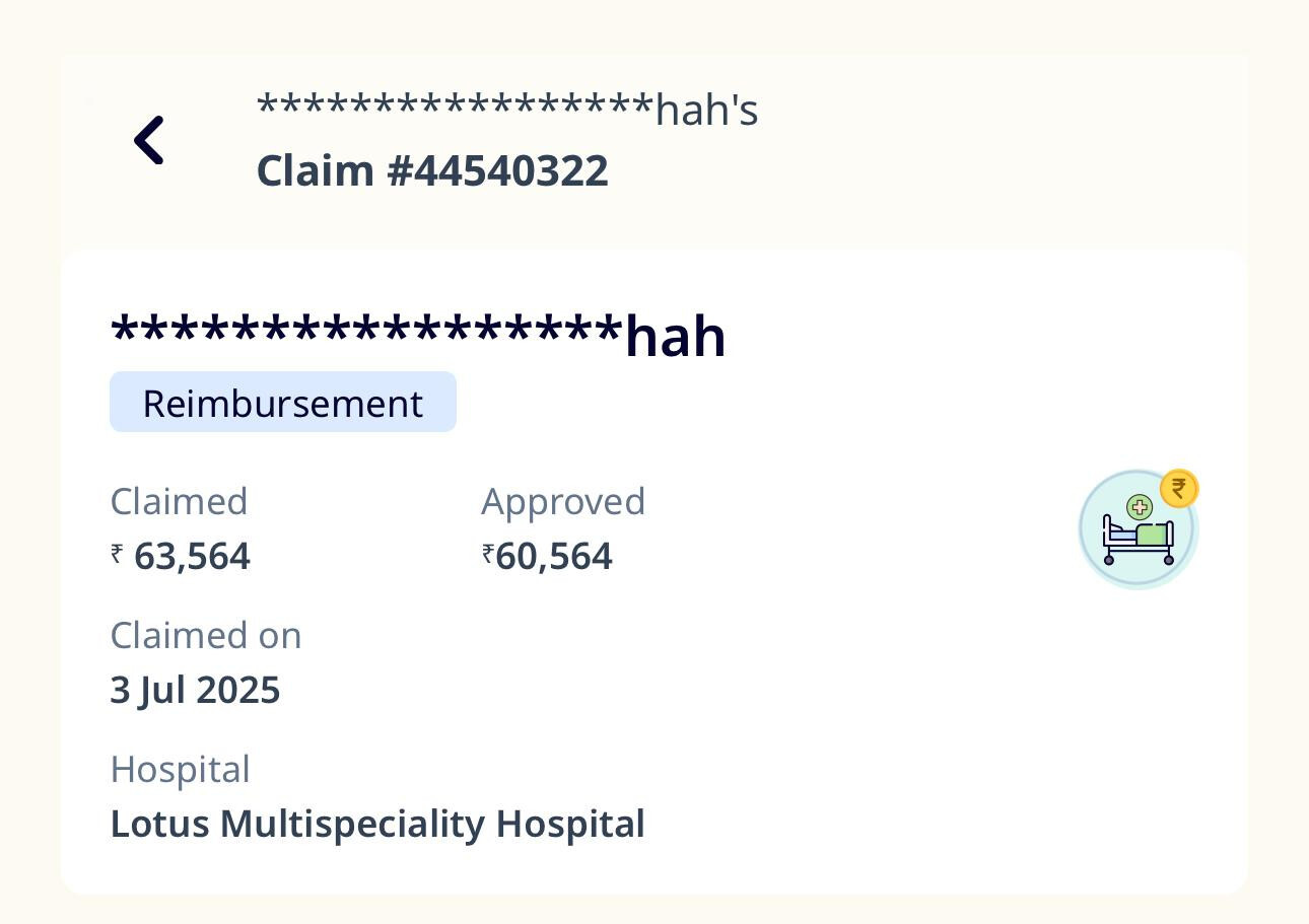 Claim settlement